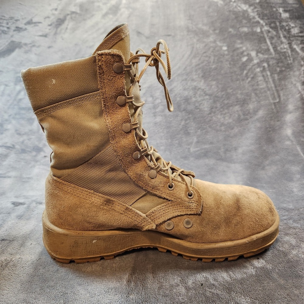 Altama Boots Mens 9.5 Wide Brown Coyote USGI Hot Weather Combat Military